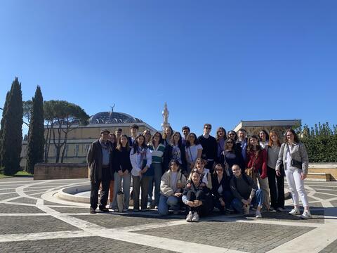 Voyage d'études à Rome - ENSAL Voyage d'études à Rome des étudiantes de L3